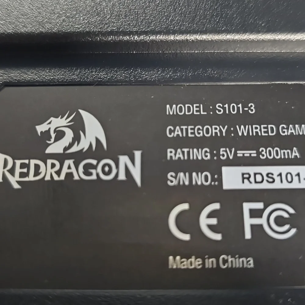 Redragon S101Wired Gaming Keyboard/ Mouse